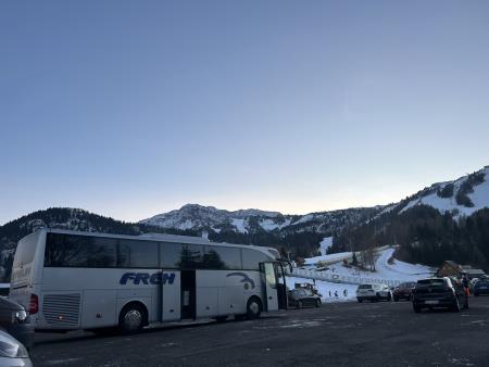 Naš avtobus v Zoncolanu